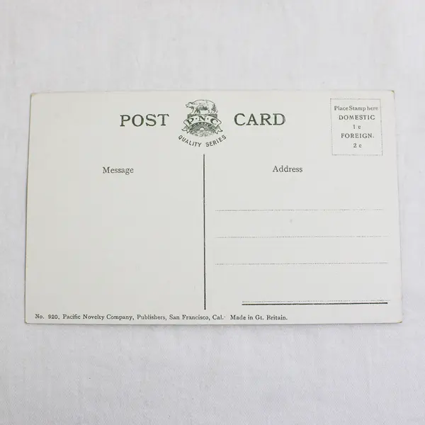 Public Library Eugene Oregon Color Litho Postcard Pacific Novelty Company