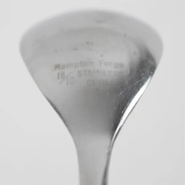 Set of 4 Hampton Forge Teardrop Stainless Teaspoons