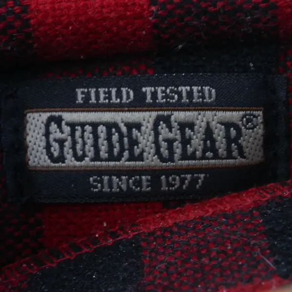 Guide Gear Men's Size 11 Brown Leather with Plaid Insole Moccasin Slippers