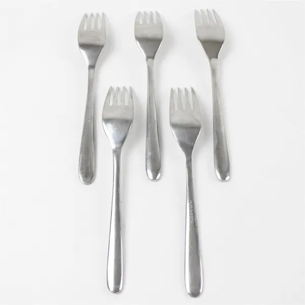Set of 5 Hampton Forge Teardrop Stainless Forks
