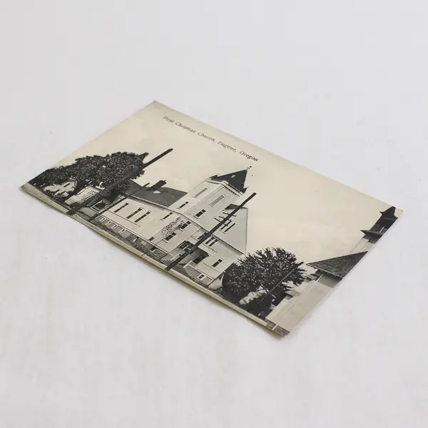 First Christian Church Eugene Oregon Litho Postcard Sprouse 1910s
