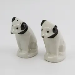 Vintage RCA Victor "Nipper" Dog Salt And Pepper Shakers