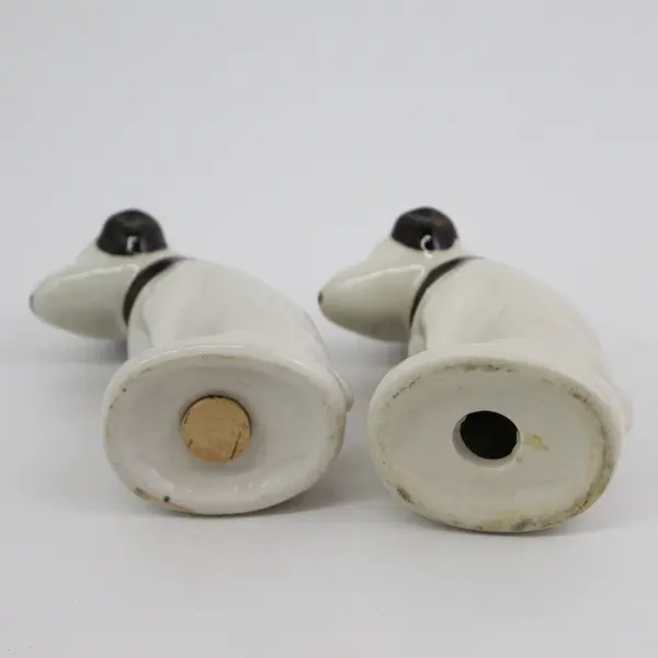 Vintage RCA Victor "Nipper" Dog Salt And Pepper Shakers
