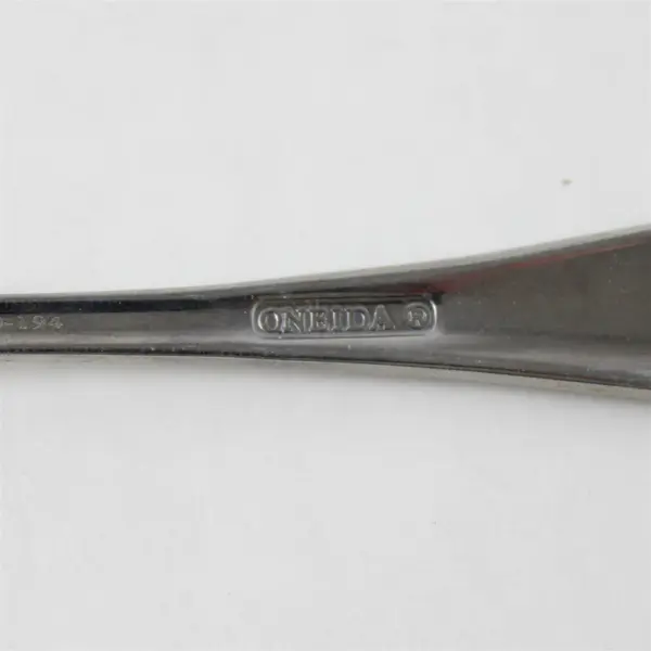 Set of 5 Oneida Vertex Stainless Salad Forks