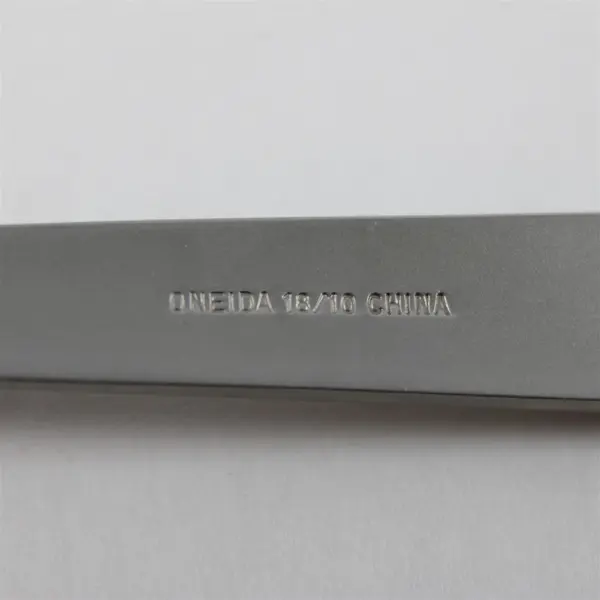 Lot of 2 Oneida Tiramisu Stainless  Solid Serving Fork & Pierced Serving Spoon