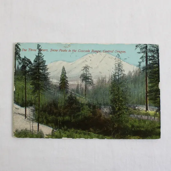 Lot Of 2 Oregon Scenic Color Litho Postcards Cascades 1911 Budd Springs 1908