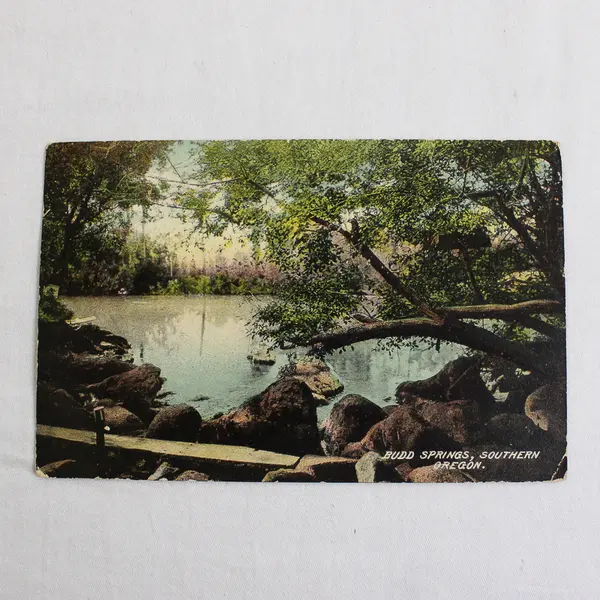 Lot Of 2 Oregon Scenic Color Litho Postcards Cascades 1911 Budd Springs 1908