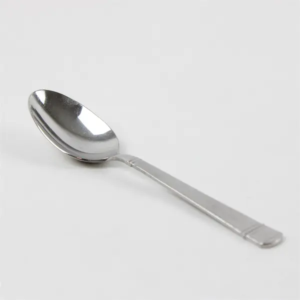 Set of 4 Oneida Tiramisu Stainless Place/Oval Soup Spoons