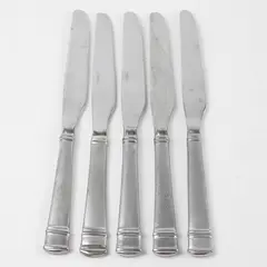 Set of 5 Oneida Tiramisu Stainless "New French" Solid Knives