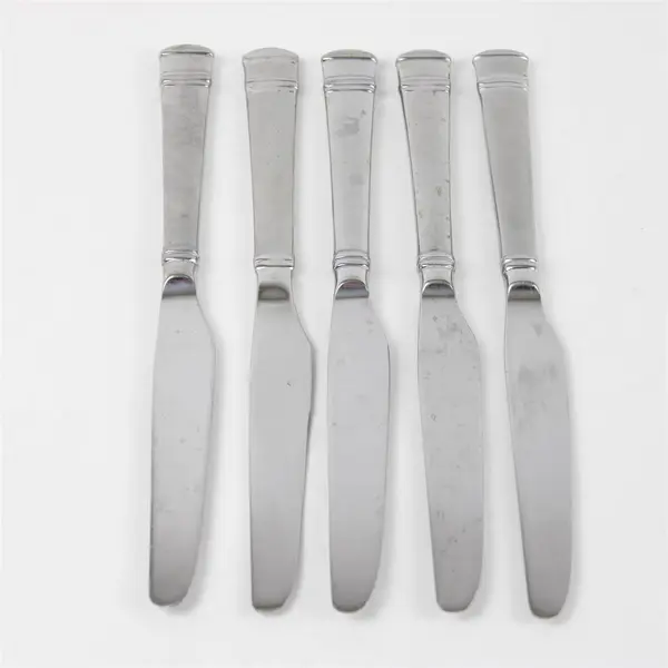 Set of 5 Oneida Tiramisu Stainless "New French" Solid Knives