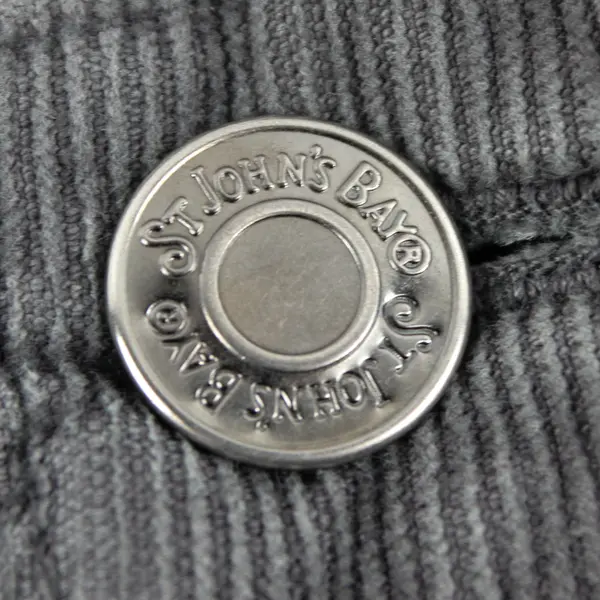 St. John's Bay Women's 12 Gray Corduroy Secretly Slender Boot Cut Pants