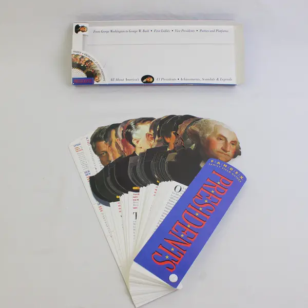 Fandex Family Field Guides: Presidents Flash Cards 2001 Edition George W Bush