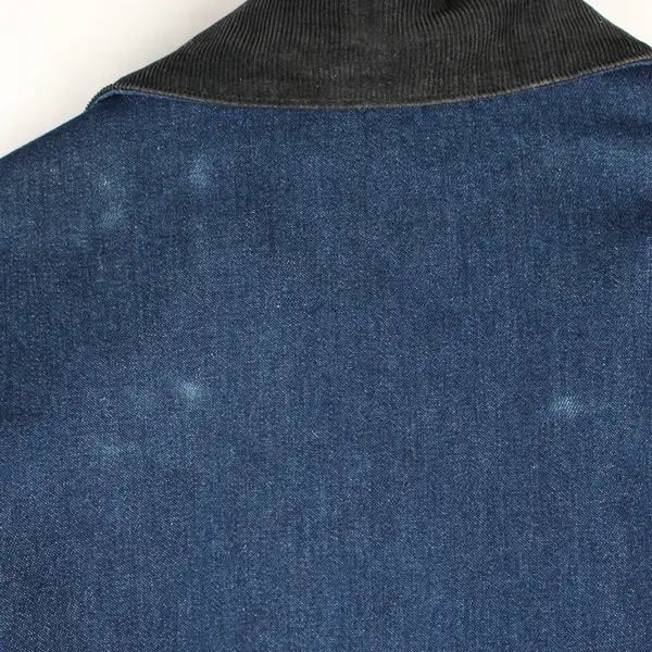 Vintage Big Mac Men's 2XLT 56" Thick Denim Chore Jacket Blanket Lined, USA Made