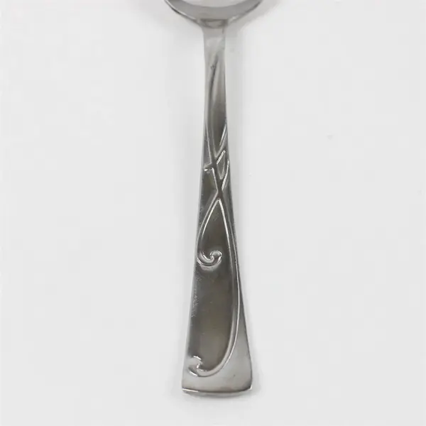 Set of 5 Mikasa Blossom Stainless Place/Oval Soup Spoons