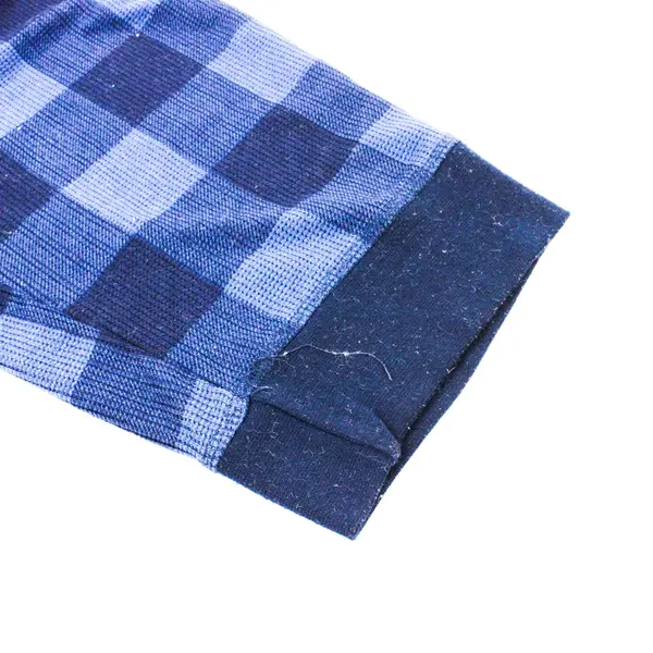 George Men's 3XL (48-50) Blue Stretch Plaid Pattern Jogger Style Sleep Pants