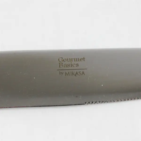 Set of 4 Mikasa Blossom Stainless "New French" Solid Knives