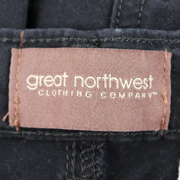 Great Northwest Clothing Co. Black Tapered-Leg Pants Men's 34 x 32