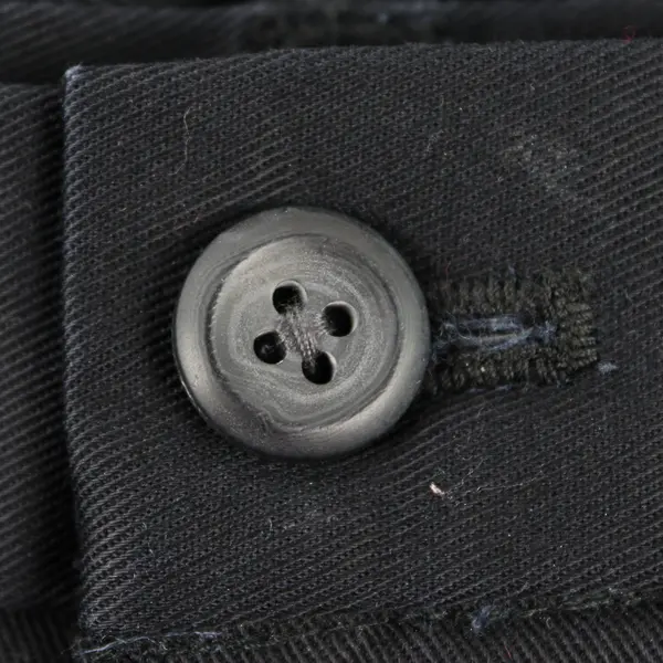 Izod Solid Black Flat Front Straight-Leg Dress Pants Men's 34 x 32