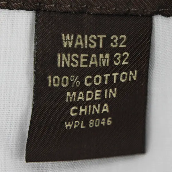 Tasso Elba Blue Tapered-Leg Cotton Dress Pants Men's 32 x 32