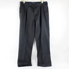 Izod Charcoal Gray Pleated Cuffed Classic Fit Dress Pants Men's 34 x 32