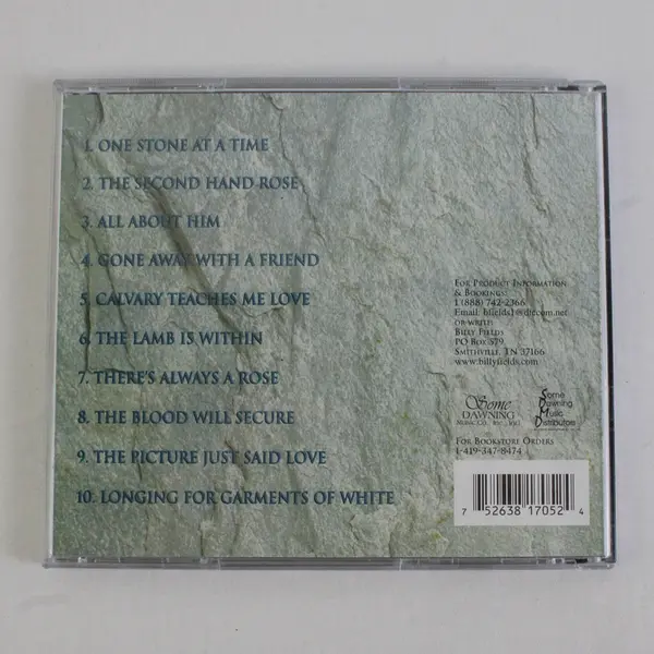 Billy Fields One Stone At A Time CD Used, Cracked Jewel Case