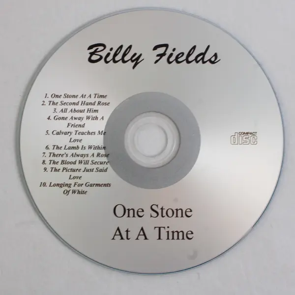 Billy Fields One Stone At A Time CD Used, Cracked Jewel Case
