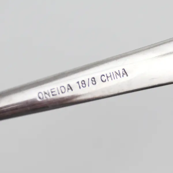 Oneida Silver Mercutio Pattern 18/8 Stainless Serving Spoon 9" Long Rare Piece