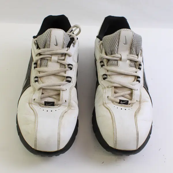 Nike Black/White Power Channel TAC Golf Shoes Vintage Style Men's Size 10