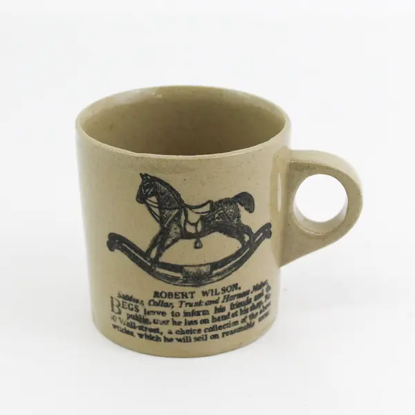 Pearsons Of Chesterfield ROBERT WILSON Rocking Horse 8 oz Coffee Tea Cup Mug