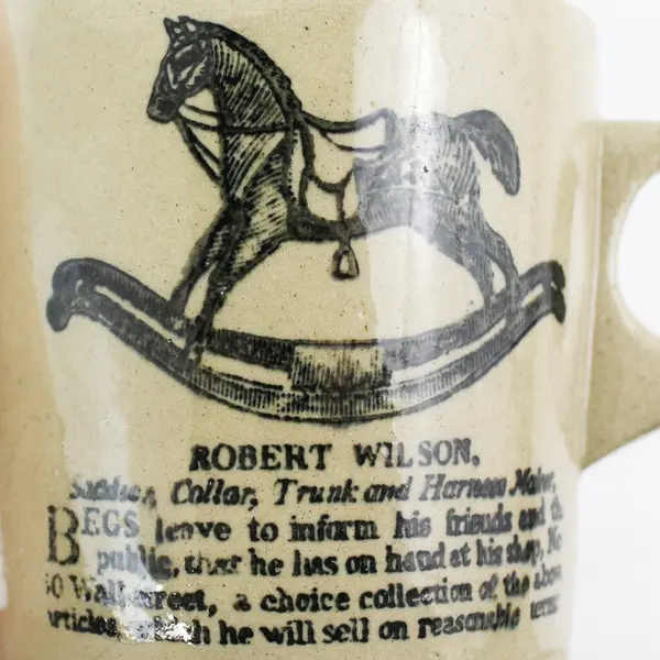 Pearsons Of Chesterfield ROBERT WILSON Rocking Horse 8 oz Coffee Tea Cup Mug
