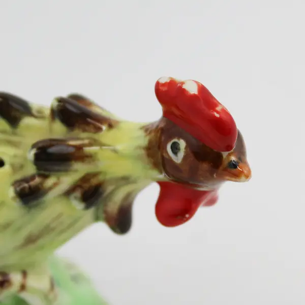 Vintage 4" Rooster Ceramic Toothpick Holder Made In Japan