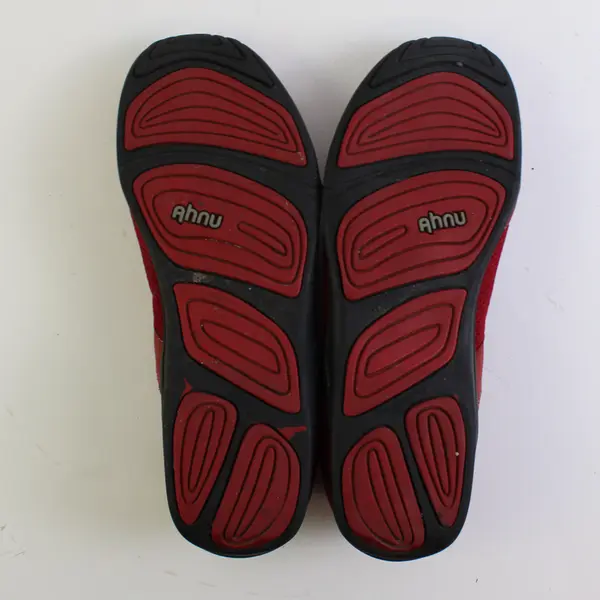 Ahnu Mush Red Mary Jane Slip On Walking Shoes Women's Size 11
