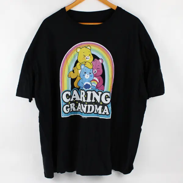 Care Bears Caring Grandma Black T-Shirt Women's Size 2X