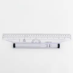 U. K. Design Multi-Purpose Drawing Parallel Rolling Ruler, 12 Inch