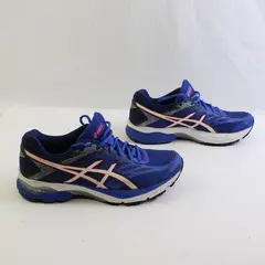 ASICS Dark Blue/Orange/White Gel-Flux 4 Trail Running Shoes Women's Size 7.5