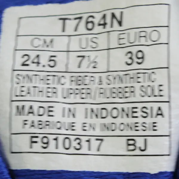 ASICS Dark Blue/Orange/White Gel-Flux 4 Trail Running Shoes Women's Size 7.5