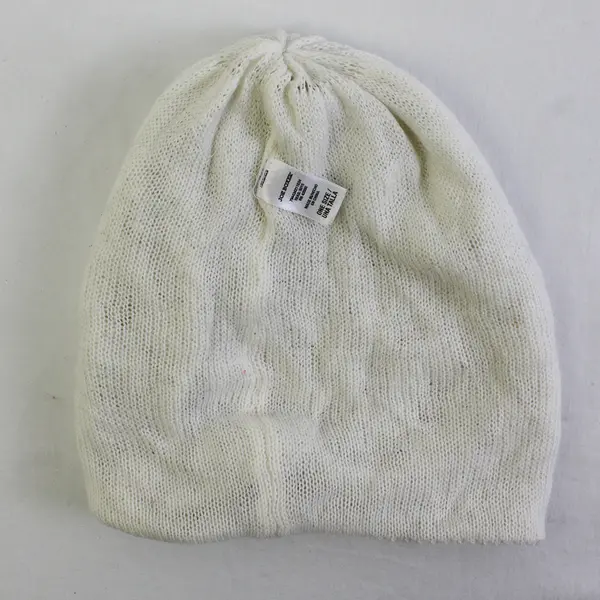 Joe Boxer Women's Metallic Sparkly White Beanie One Size Adjustable