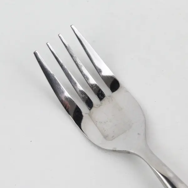 Lot of 2 Cambridge Silver Unknown Pattern Black Handle SS Salad Forks HTF Pat