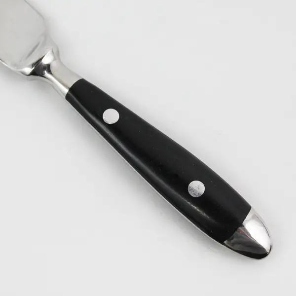 Lot of 2 Cambridge Silver Unknown Pattern Black Handle SS Dinner Knives HTF Pat