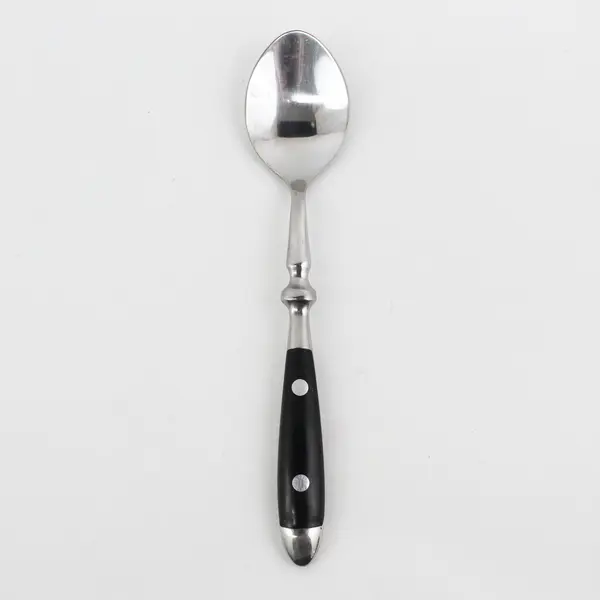 Cambridge Silver Unknown Pattern Black Handle SS Teaspoon HTF Pattern 6.75"