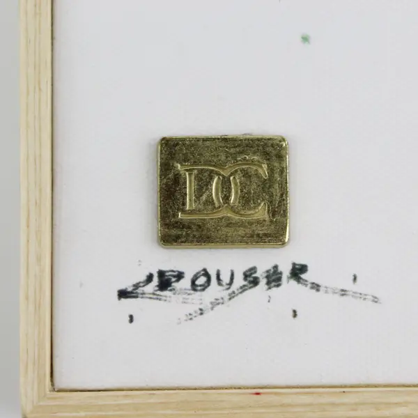 2019 Framed DEMDACO Dean Crouser Birds On Branches Watercolor 16" x 6" Signed