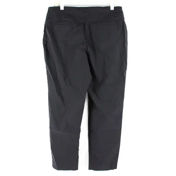 Charter Club Black Straight-Leg Pull-On Pants Women's Size 18