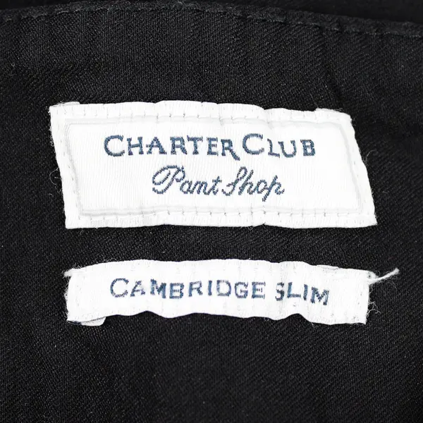 Charter Club Black Straight-Leg Pull-On Pants Women's Size 18