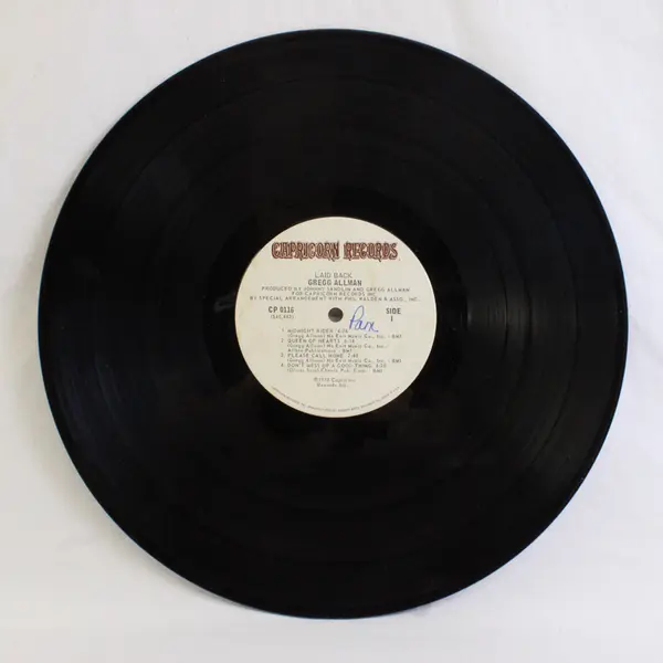 Gregg Allman Vinyl LP Laid Back Capricorn Records