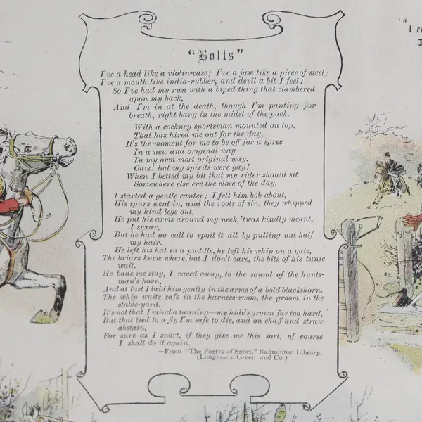 The Cockney Sportsman and his Hired Mount Print By Reginald Thomas Cleaver