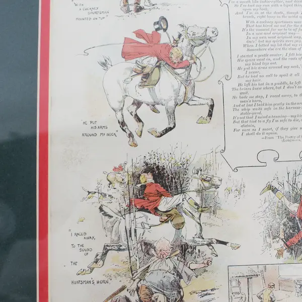 The Cockney Sportsman and his Hired Mount Print By Reginald Thomas Cleaver