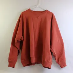 Duluth Trading Co. Orange Crew Neck Sweatshirt Men's 3XL FLAWED