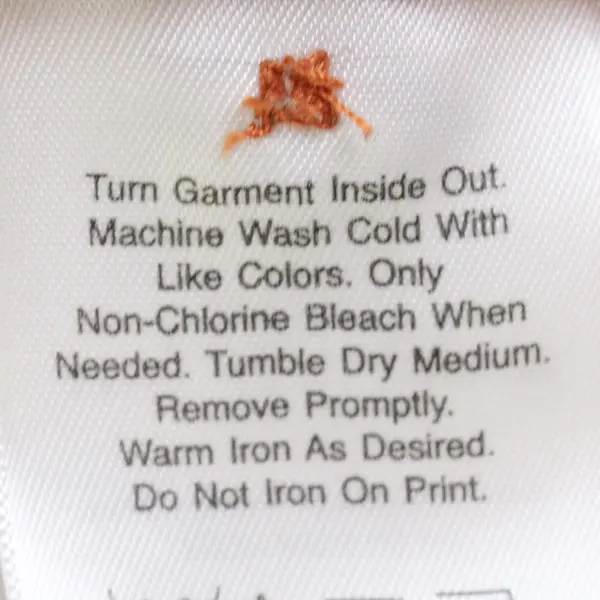 Eddie Bauer Orange Waffle Knit Henley Shirt Men's 3XL