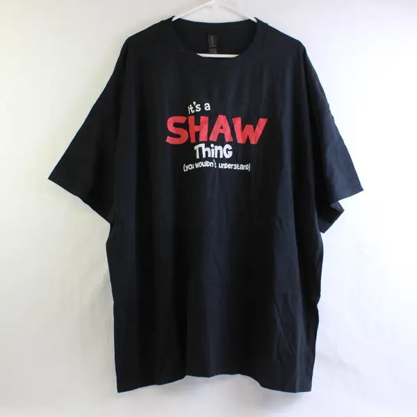 Gildan It's A Shaw Thing Black Short-Sleeved T-Shirt Men's 3XL