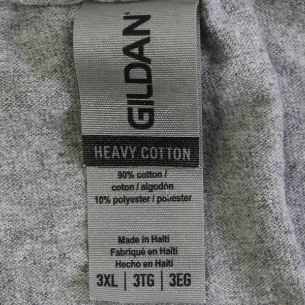 Gildan Genuine Antique Shaw Gray Short-Sleeved T-Shirt Men's Size 3XL